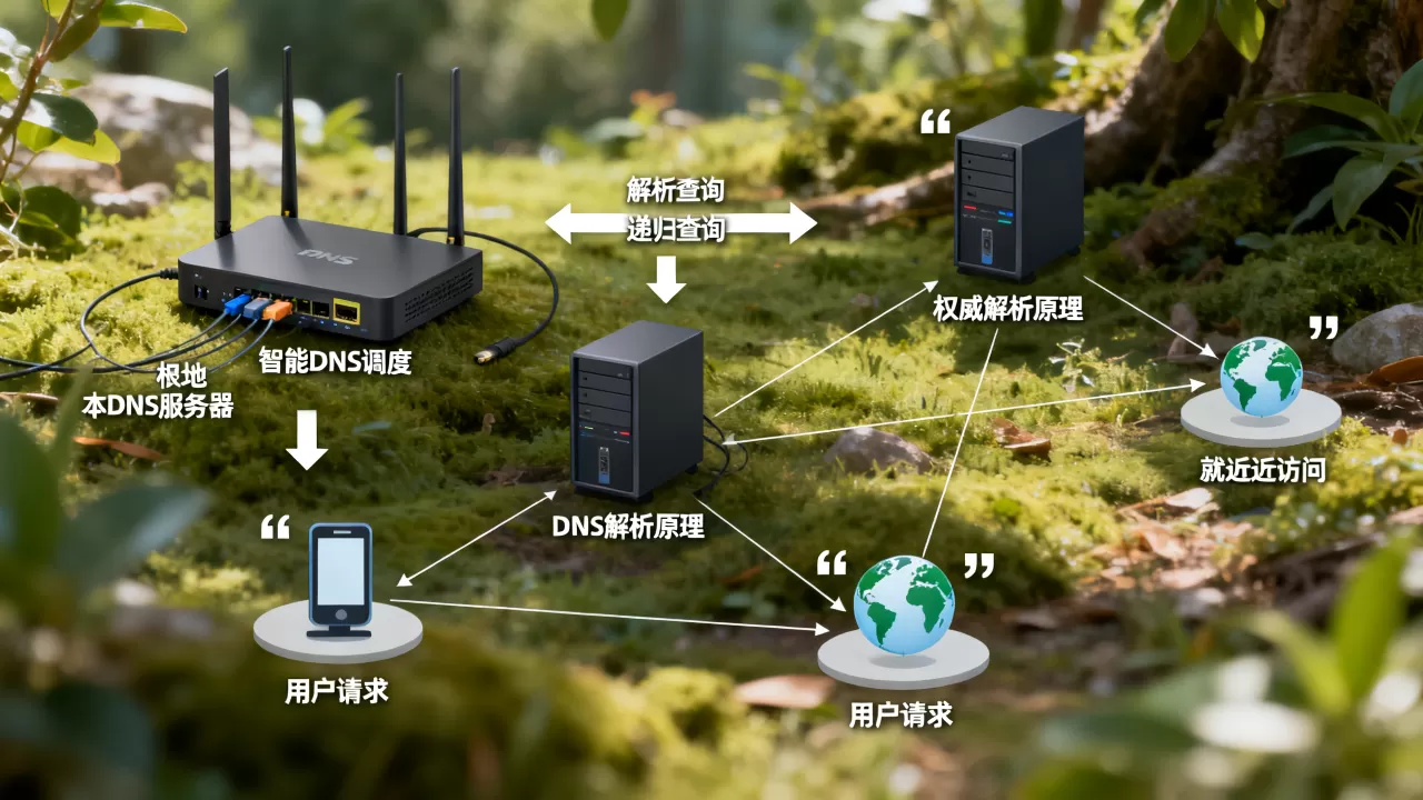 智能DNS调度如何实现用户就近访问?,DNS解析原理是什么? 智能DNS调度如何实现用户就近访问?,DNS解析原理是什么?
