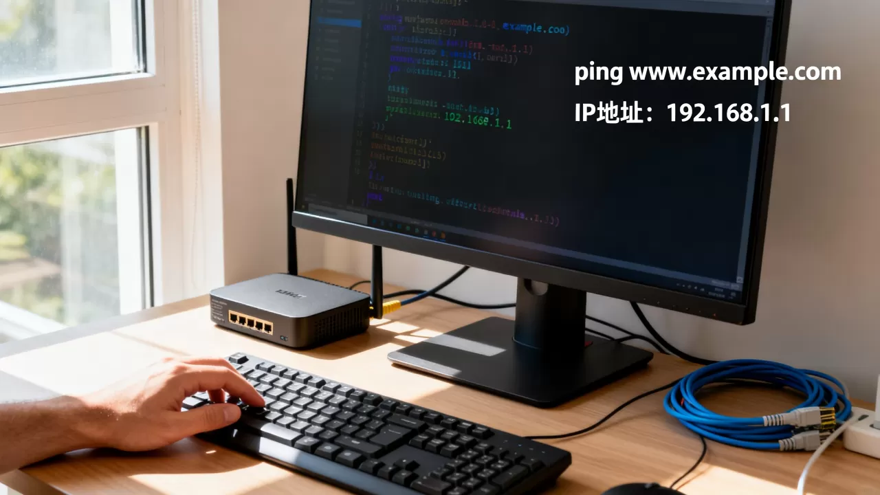 如何用命令查域名IP，ping命令怎么查看域名ip
