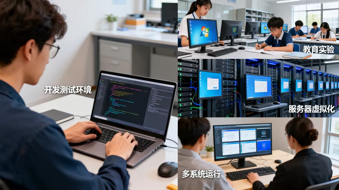 虚拟机有哪些常见应用实例，虚拟机可以用来做什么