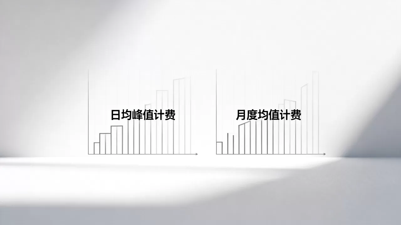日均峰值计费和月度均值计费有何区别，哪种更划算？