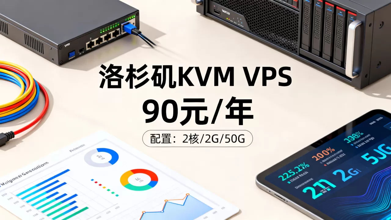 90元一年的洛杉矶KVM VPS值得买吗，便宜VPS哪家好