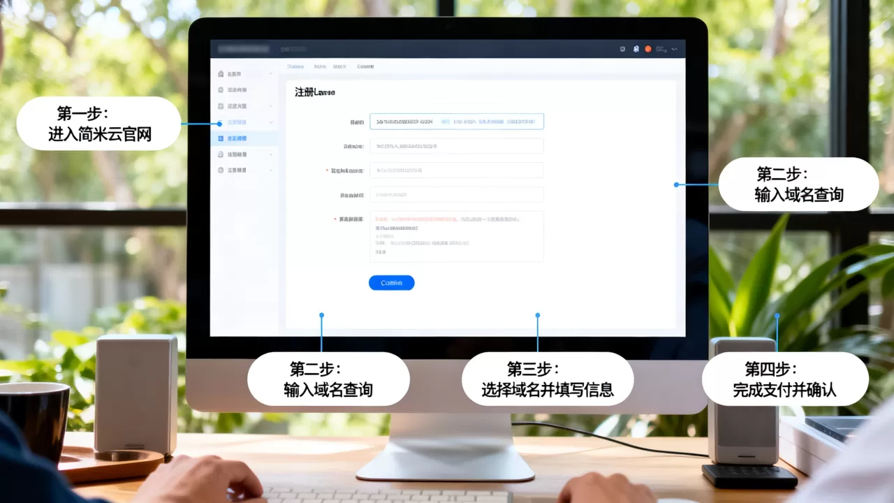 简米云注册域名流程是什么,具体步骤有哪些? 简米云注册域名流程是什么,具体步骤有哪些?
