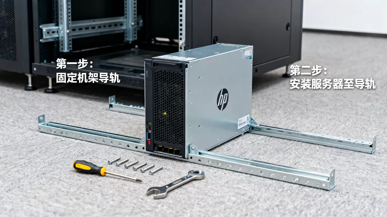 惠普2u机架式服务器如何上架？，上架步骤有哪些