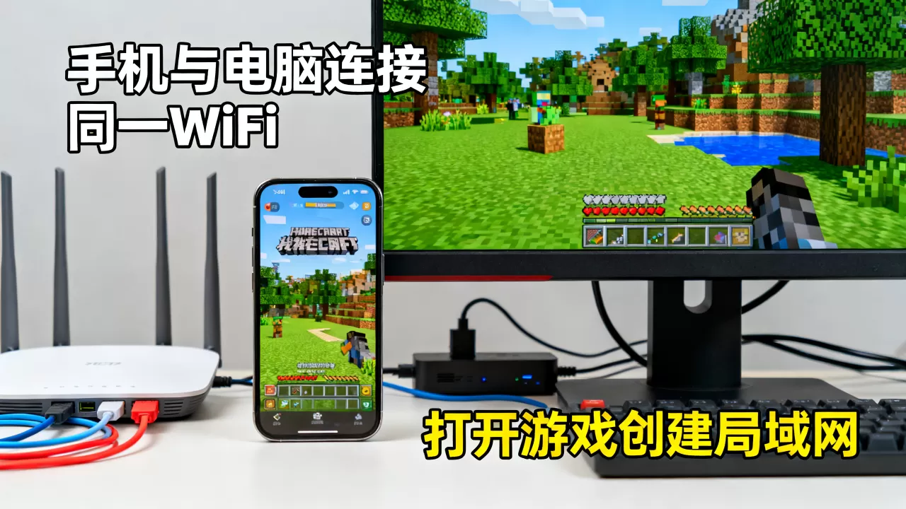 我的世界局域网联机服务器怎么弄,手机电脑能一起玩吗 我的世界局域网联机服务器怎么弄,手机电脑能一起玩吗