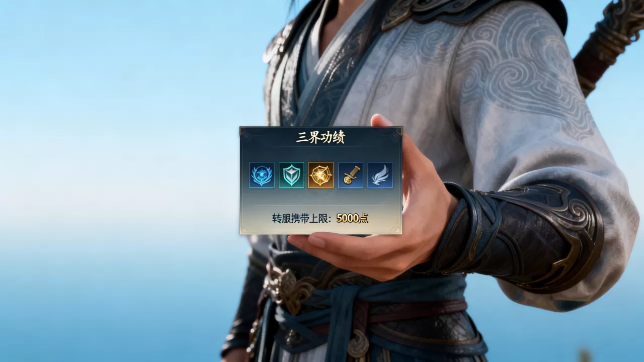 转服务器最多携带多少三界功绩，上限数值是多少？