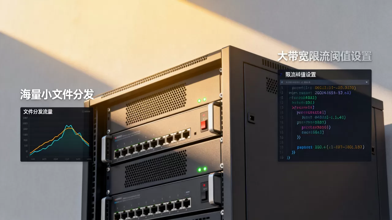 海量小文件分发的大带宽限流阈值该设多大,怎么设置? 海量小文件分发的大带宽限流阈值该设多大,怎么设置?