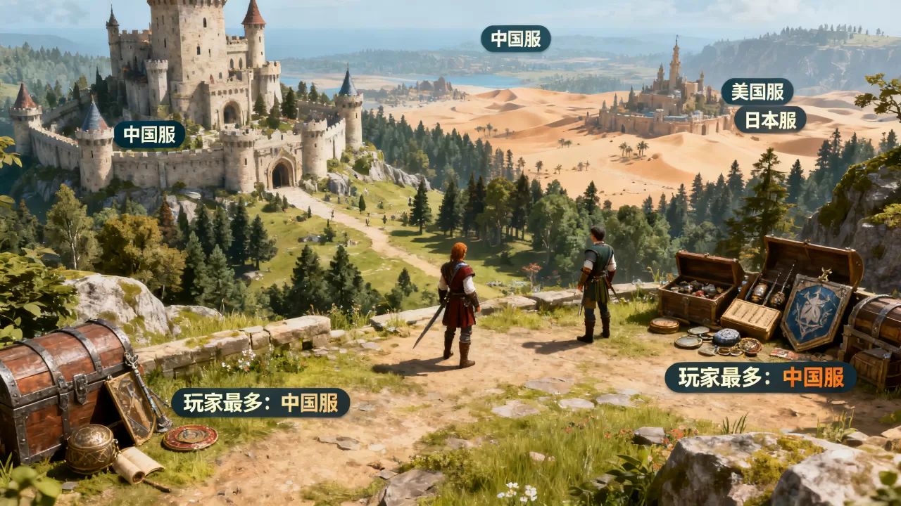 原神都有哪些国家的服务器,哪个服玩家最多? 原神都有哪些国家的服务器,哪个服玩家最多?