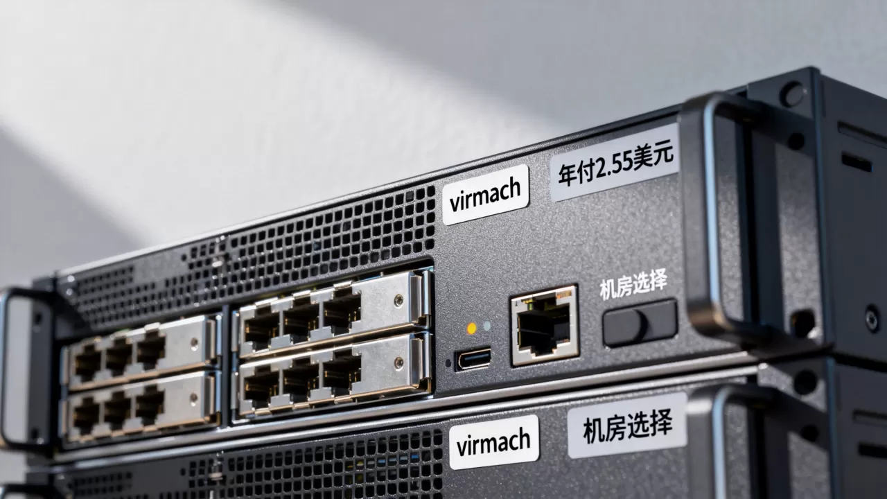 virmach年付2.55美元值得买吗，怎么选择机房？