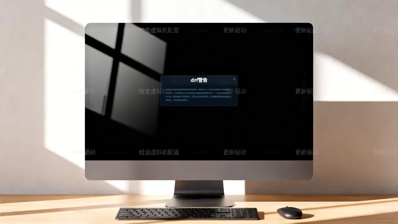 虚拟机出现dnf警告怎么办,是什么原因? 虚拟机出现dnf警告怎么办,是什么原因?