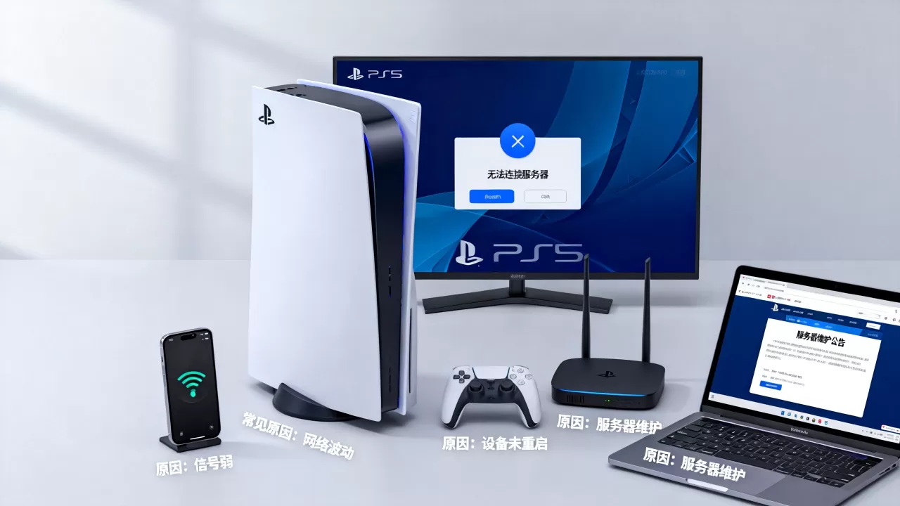 PS5登录不上服务器怎么办,常见原因有哪些? PS5登录不上服务器怎么办,常见原因有哪些?