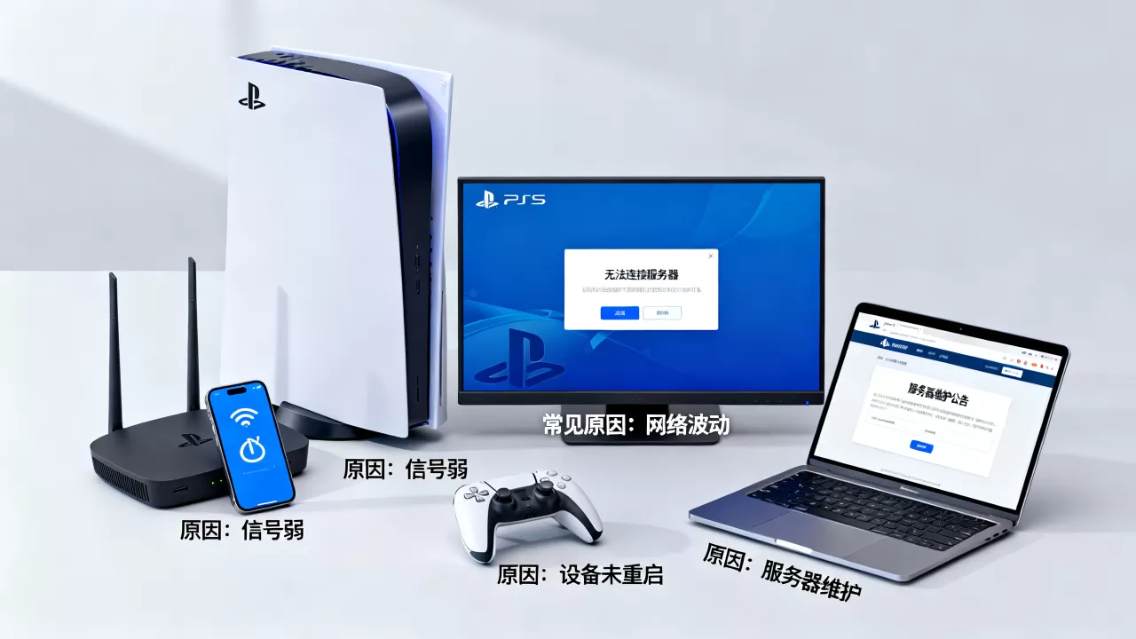 PS5登录不上服务器怎么办,常见原因有哪些? PS5登录不上服务器怎么办,常见原因有哪些?