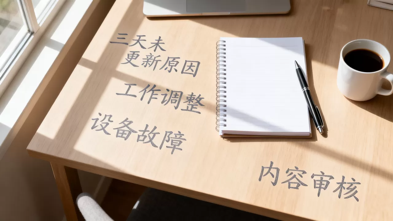 为什么这三天都没有更新，是什么原因造成的呢