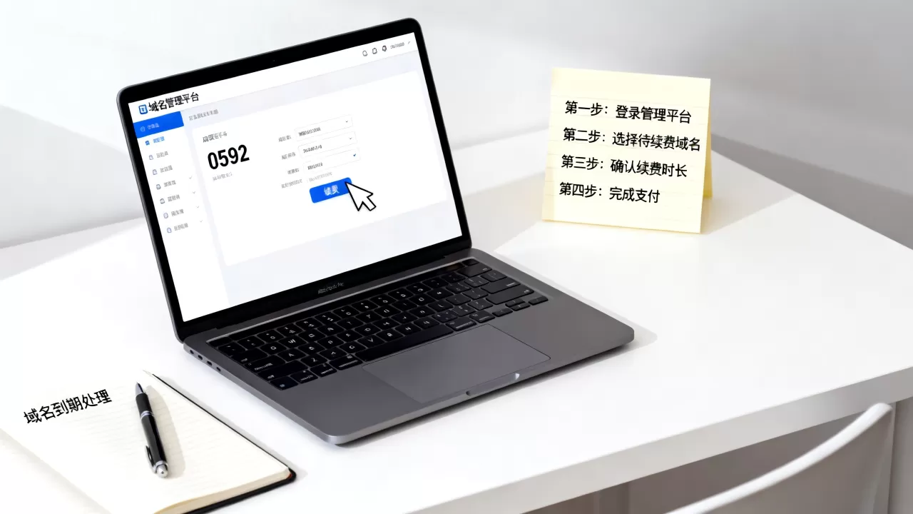 0592域名到期网站打不开怎么办,续费具体流程? 0592域名到期网站打不开怎么办,续费具体流程?