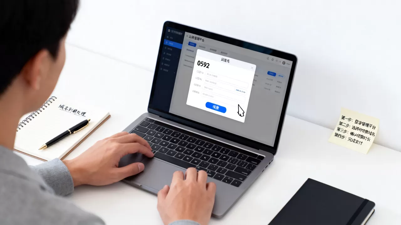 0592域名到期网站打不开怎么办,续费具体流程? 0592域名到期网站打不开怎么办,续费具体流程?