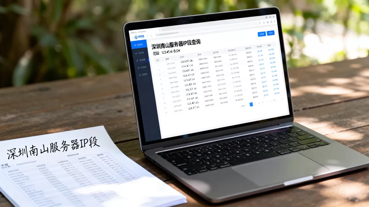 深圳南山服务器IP段在哪查，范围是多少？