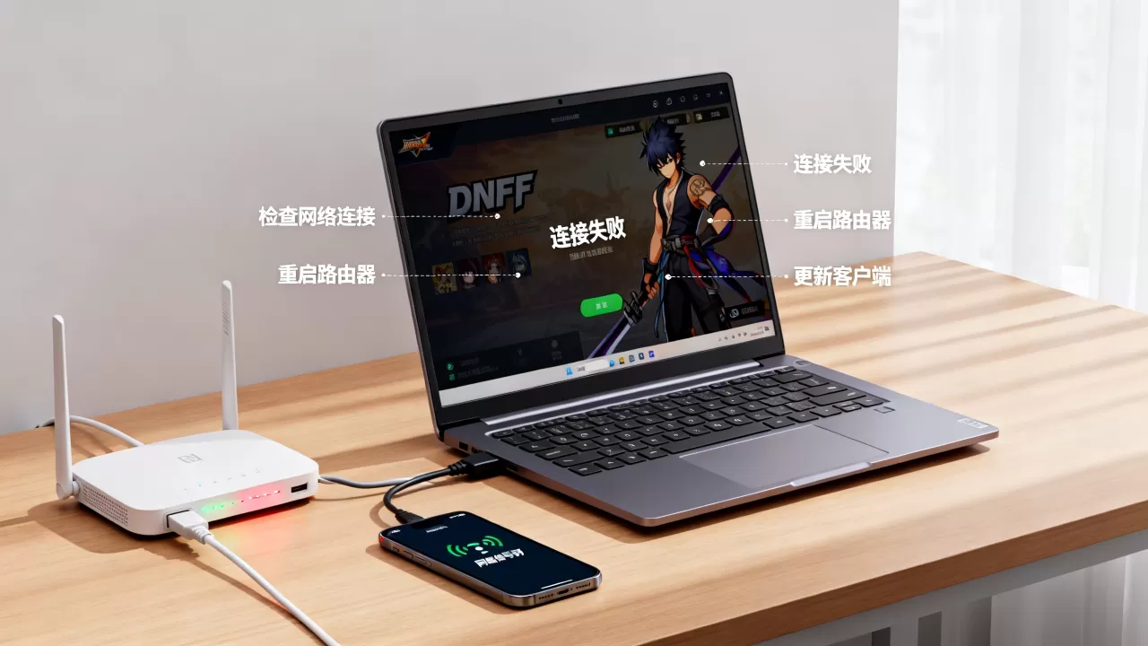 为什么DNF连接不上服务器？解决连接失败的方法有哪些？