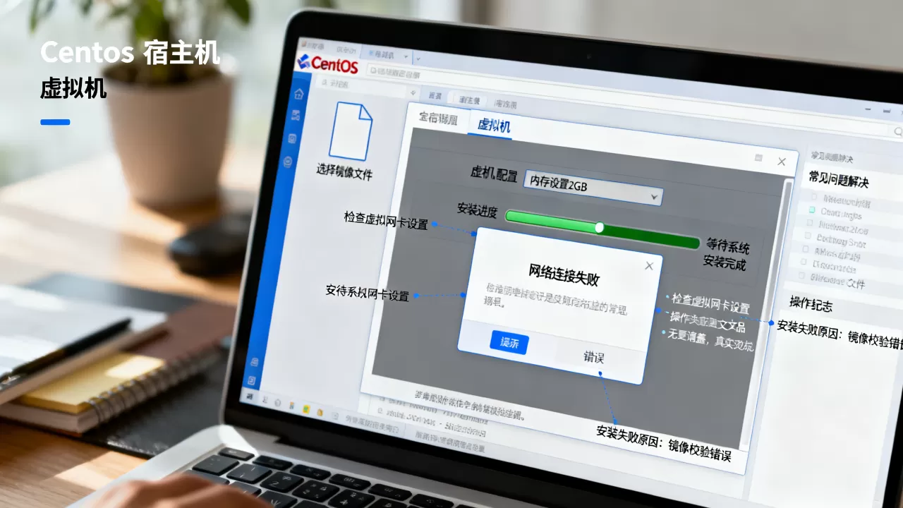 CentOS宿主机安装虚拟机步骤有哪些,常见问题怎么解决? CentOS宿主机安装虚拟机步骤有哪些,常见问题怎么解决?