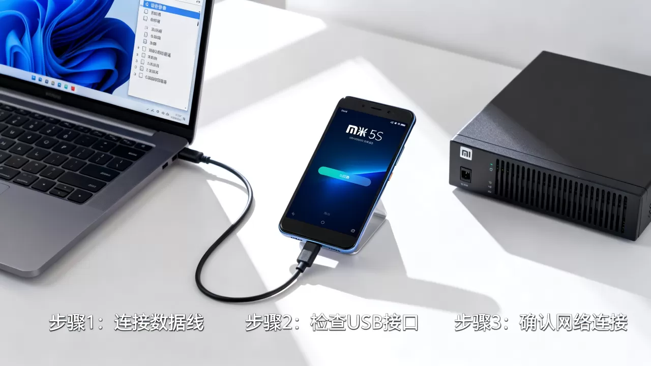 小米5s如何连接电脑和服务器，小米5s连接电脑没反应怎么办