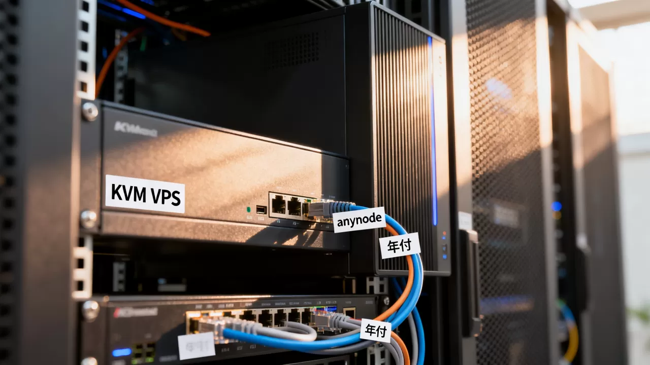 anynode年付$12的KVM VPS靠谱吗，哪个机房好？