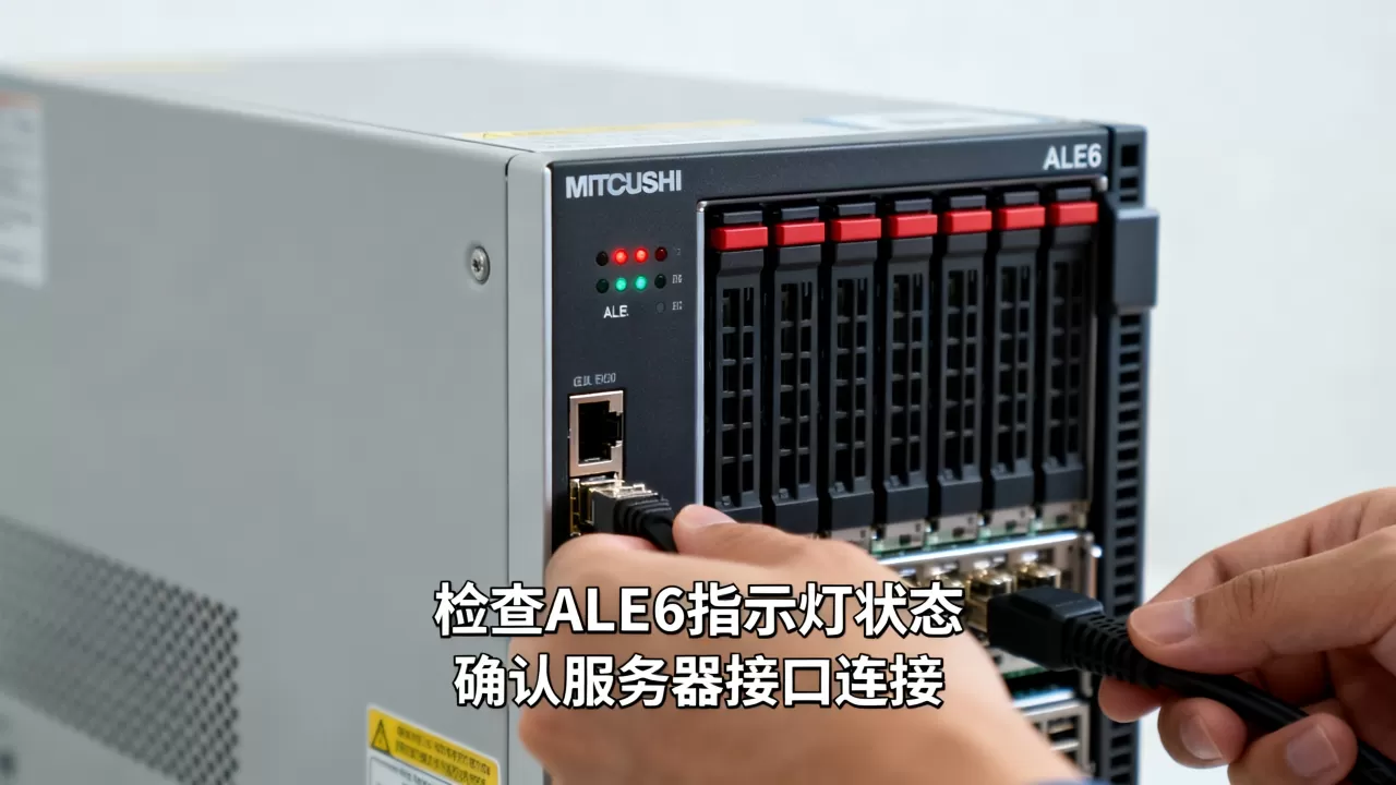 三菱服务器ALE6故障怎么解决，三菱ALE6报警怎么处理？