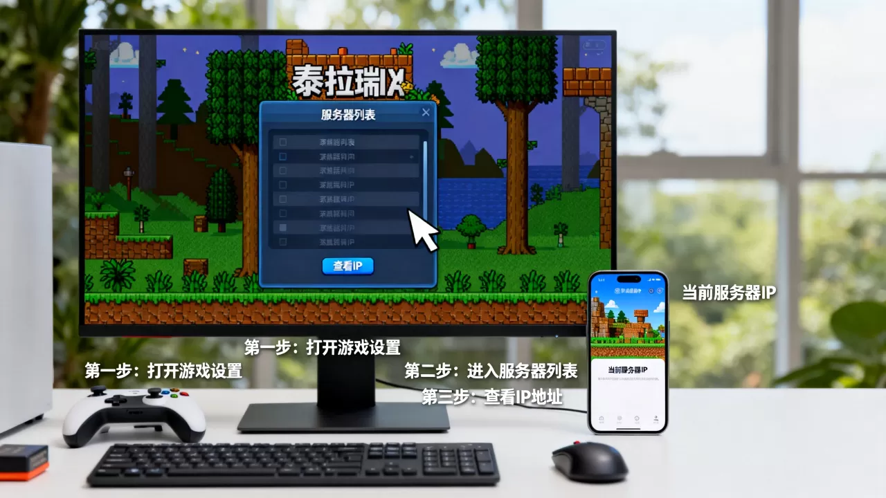 泰拉瑞亚服务器IP怎么快速查看?,在哪查 泰拉瑞亚服务器IP怎么快速查看?,在哪查