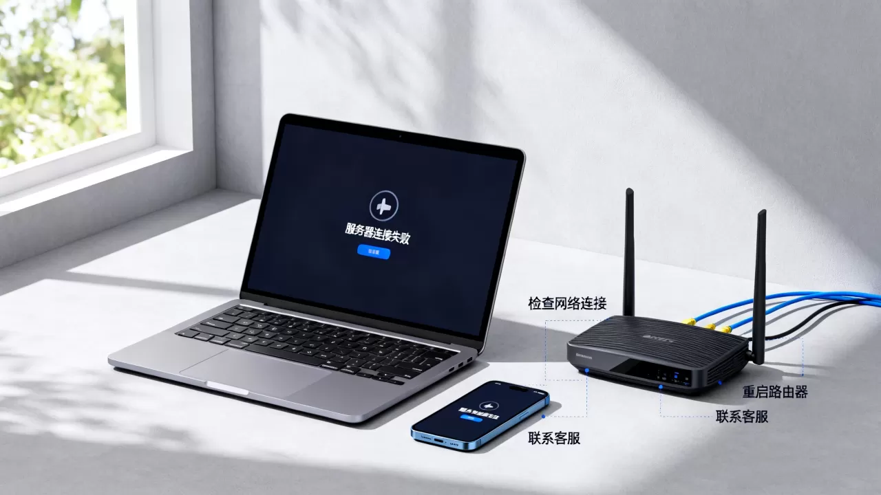 a8体育服务器失败究竟怎么回事，服务器连接失败怎么解决？