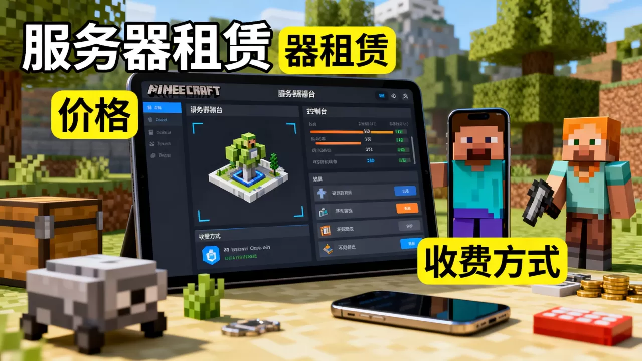 我的世界手机版服务器租赁要多少钱，怎么收费？
