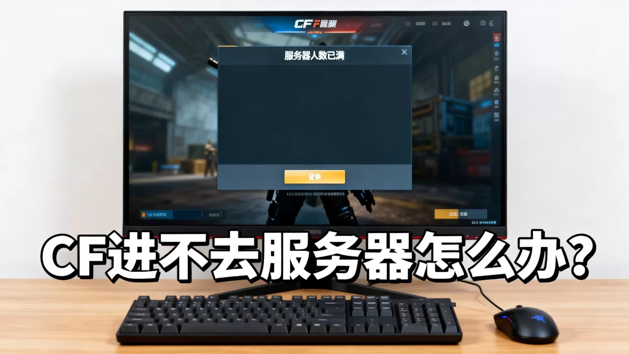 CF服务器人数已满请稍试怎么回事，CF进不去服务器怎么办？