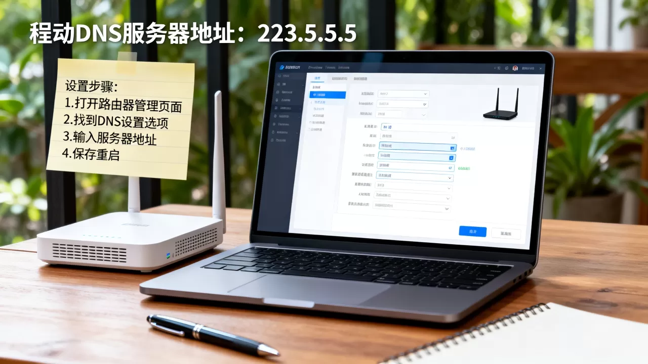 程动dns的服务器地址是多少，怎么设置才能正常解析？