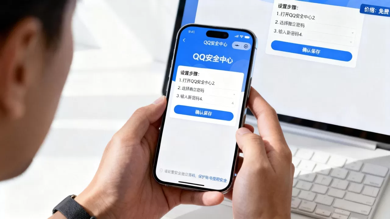 qq服务器独立密码是多少钱？,qq服务器独立密码怎么设置？