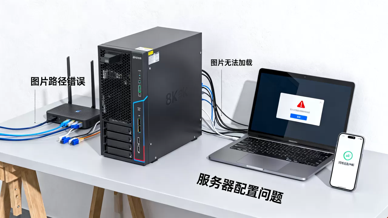 web服务器上图片为什么显示不出来，是什么原因？
