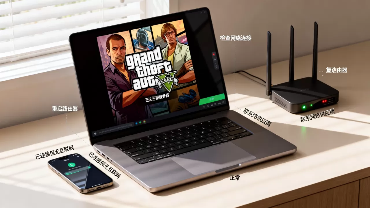 GTA5无法登陆服务器怎么办，是什么原因