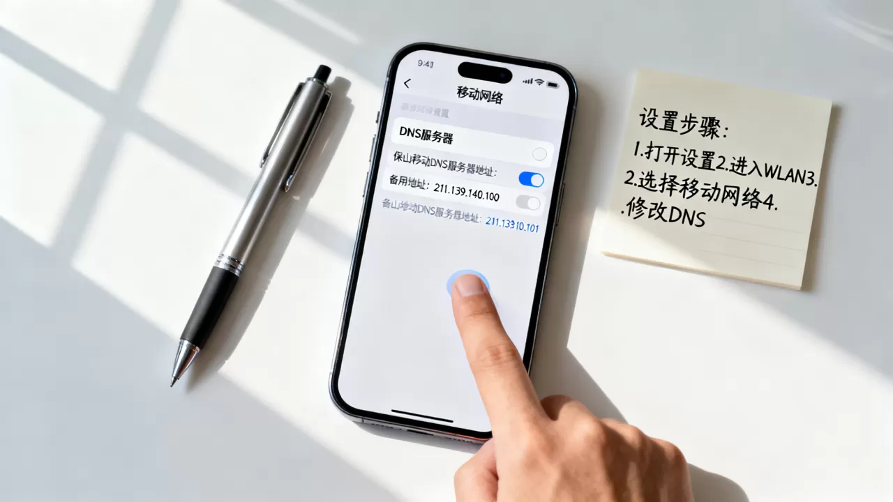保山移动DNS服务器地址是多少，怎么设置？