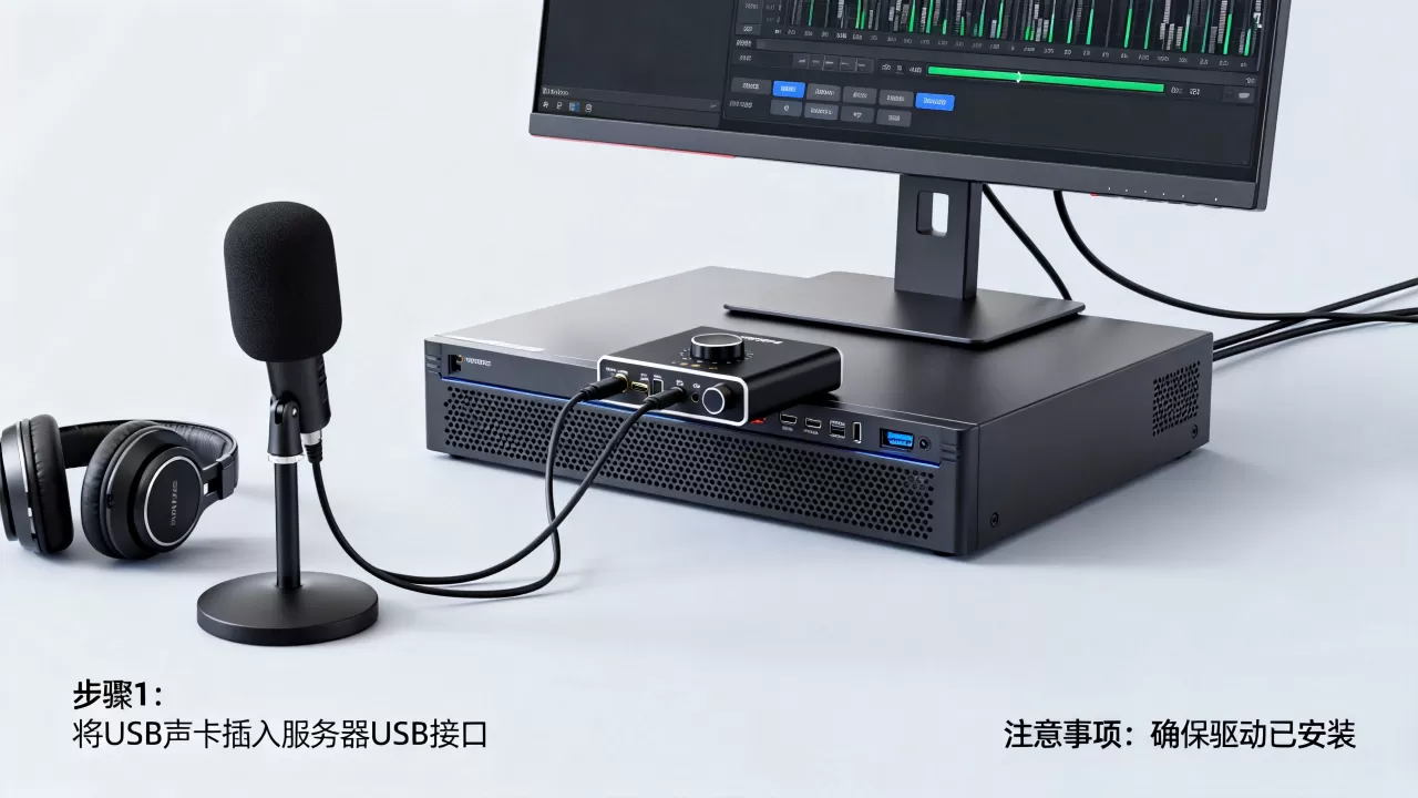 usb声卡在服务器上怎么设置？设置步骤和注意事项有哪些？