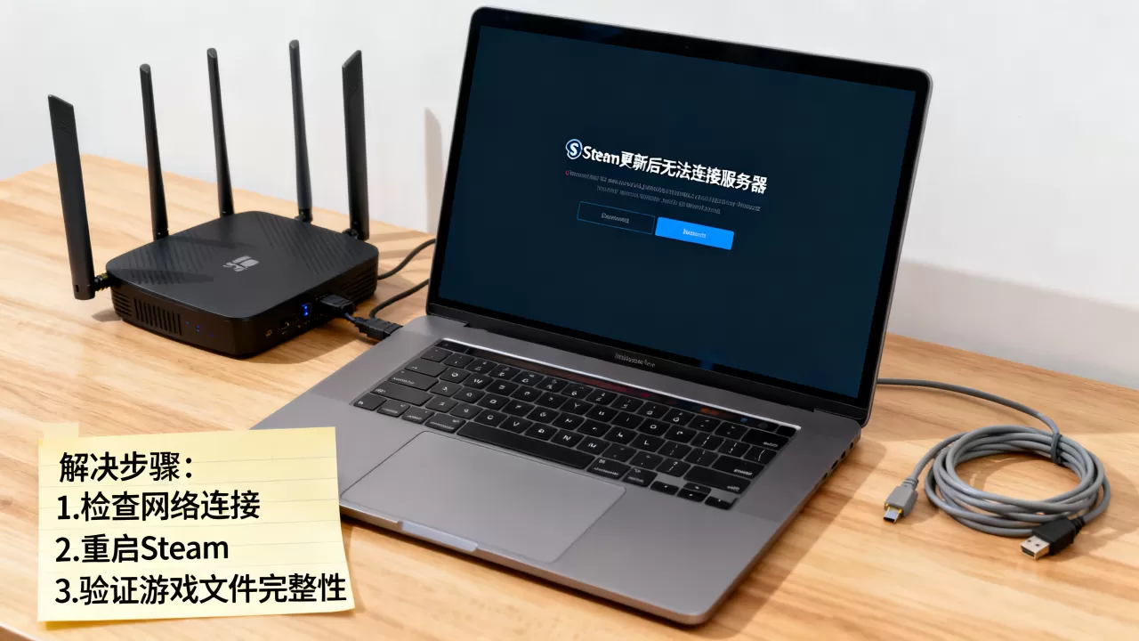 为什么steam更新后无法连接服务器失败，怎么解决？