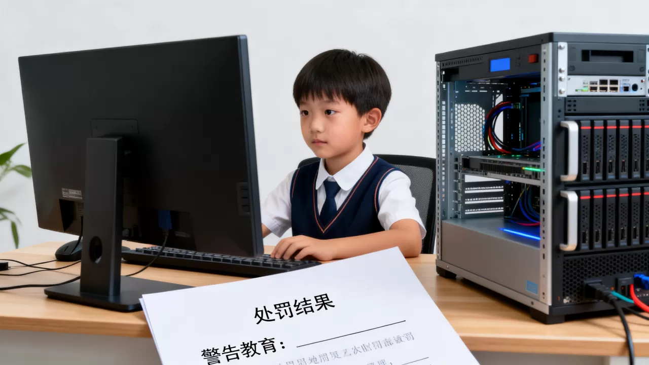 炸ice服务器的小学生现在怎样了，他们会受到什么处罚吗