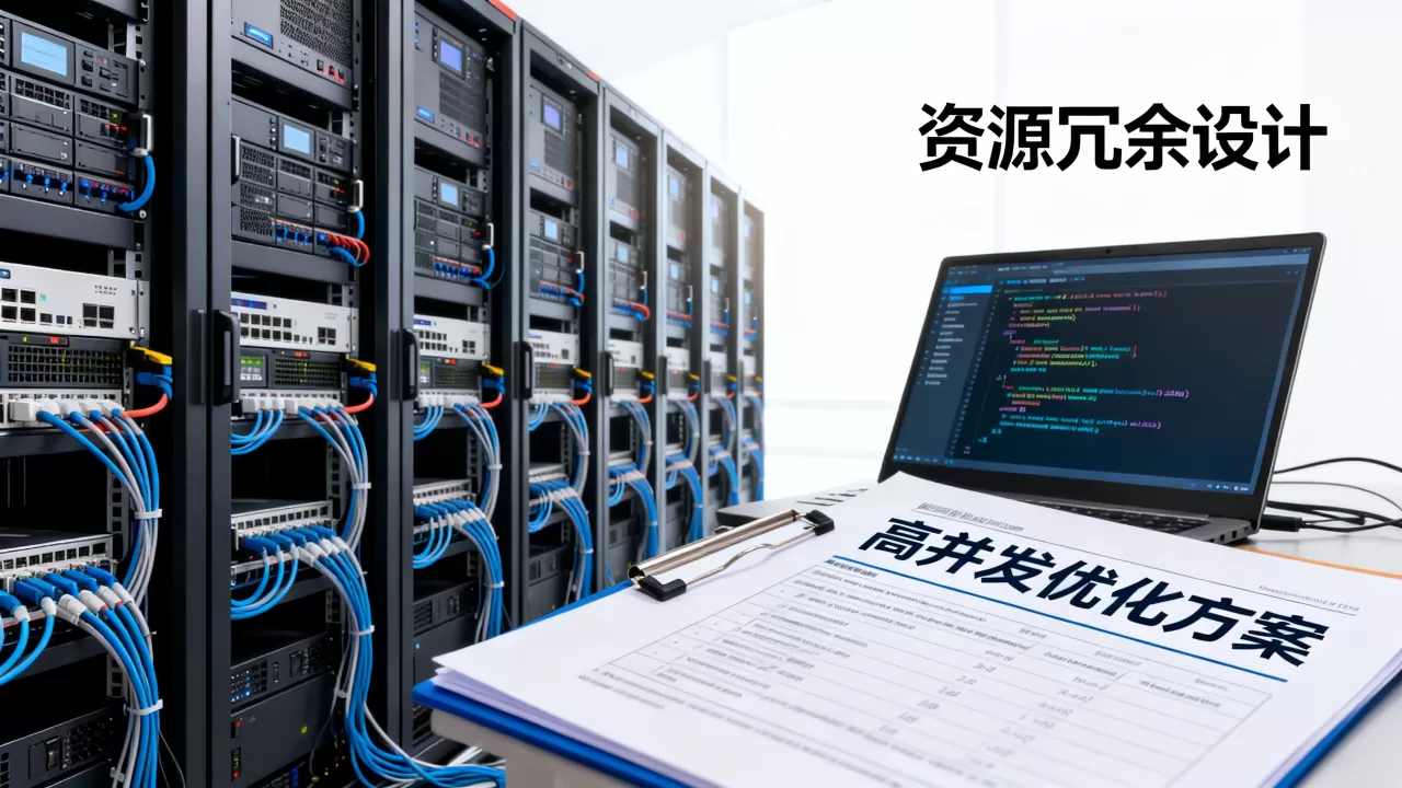 住院医嘱系统高并发下资源冗余如何设计，高并发场景优化方案？