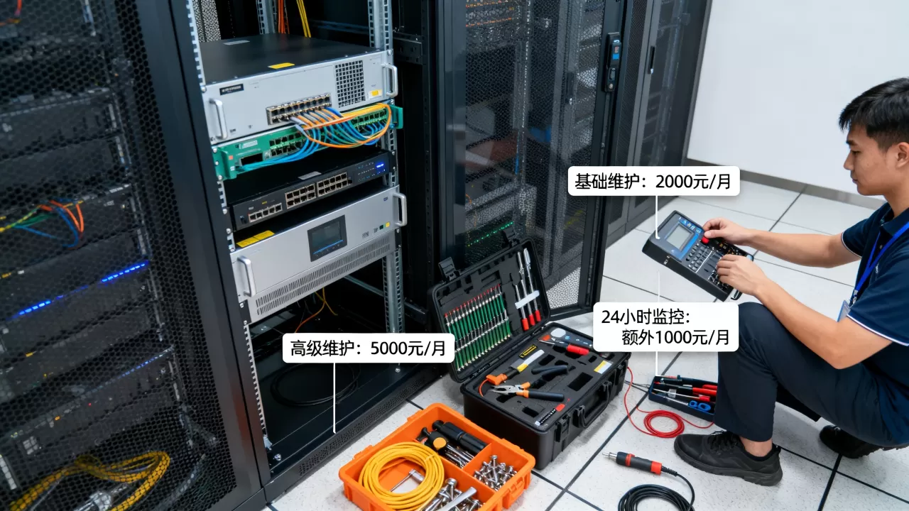 服务器维护多少钱一个月，收费标准是什么？