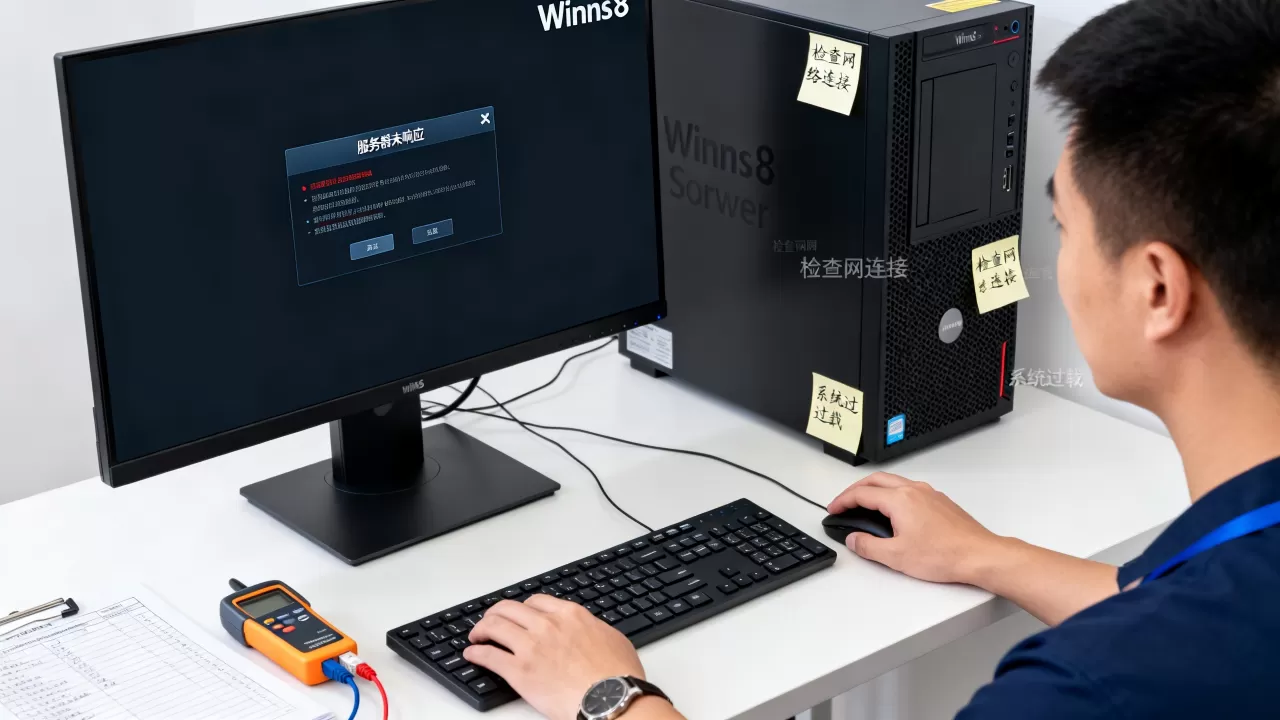 win8服务器未响应怎么办,是什么原因导致的? win8服务器未响应怎么办,是什么原因导致的?