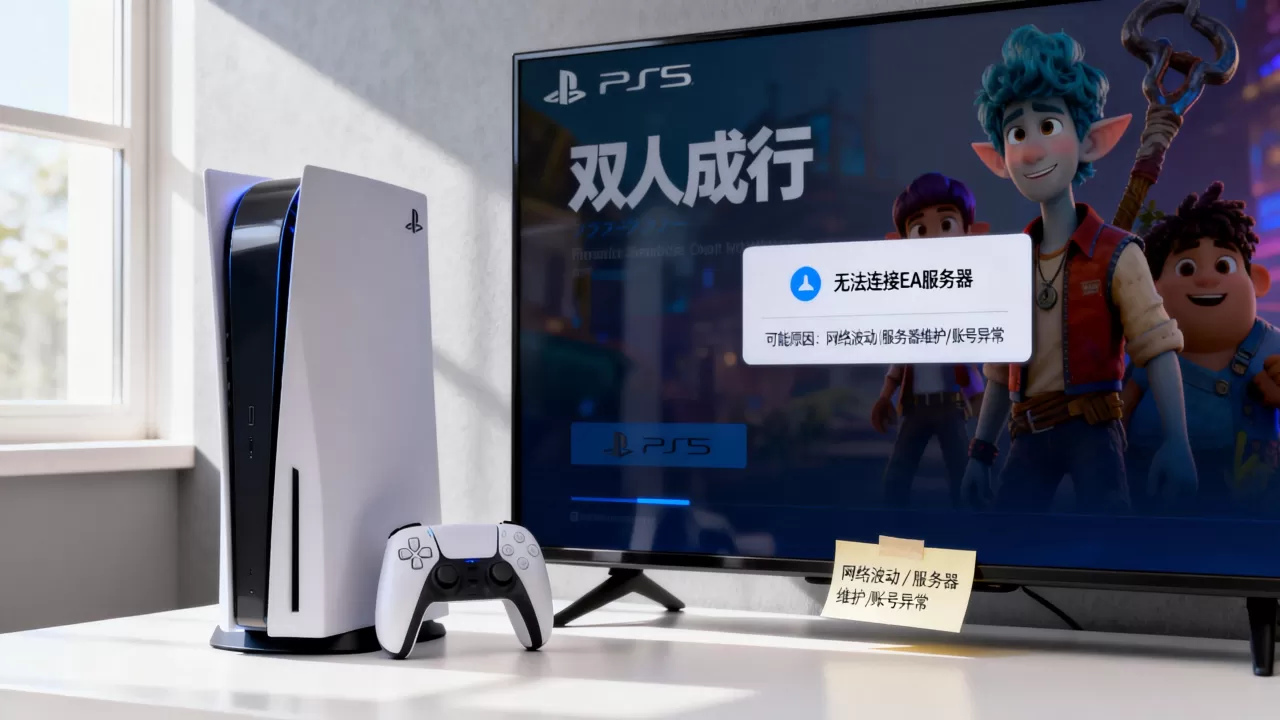 PS双人成行连不上EA服务器怎么办,是什么原因? PS双人成行连不上EA服务器怎么办,是什么原因?
