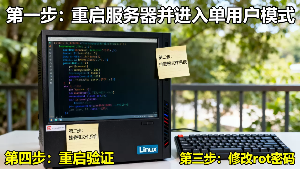 linux服务器密码忘了怎么修改，登录密码重置步骤？