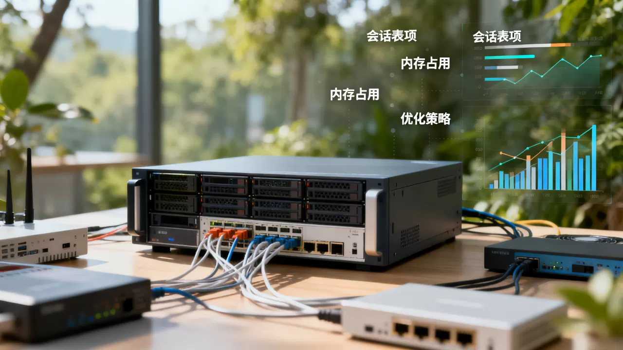海量设备接入下会话表项为何占用内存，如何优化？