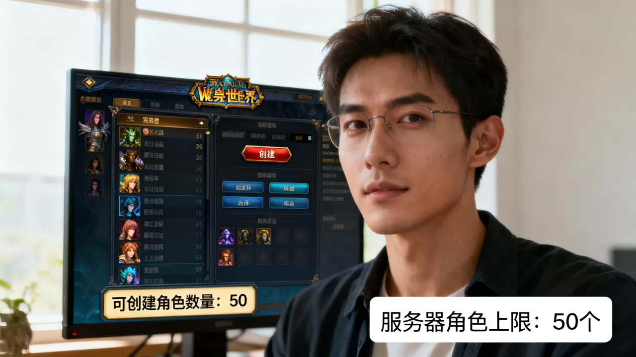魔兽世界每个服务器能创建多少个角色,角色上限是多少? 魔兽世界每个服务器能创建多少个角色,角色上限是多少?