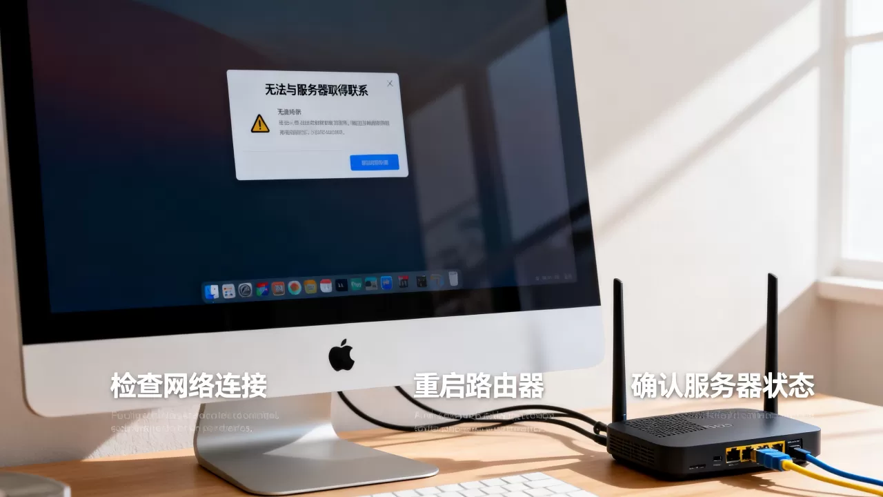 为什么macOS无法与服务器取得联系,如何解决 为什么macOS无法与服务器取得联系,如何解决