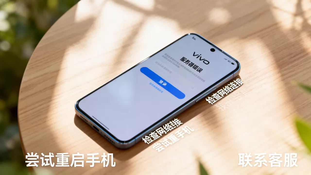 vivo账号登录显示服务器错误怎么办,是什么原因? vivo账号登录显示服务器错误怎么办,是什么原因?