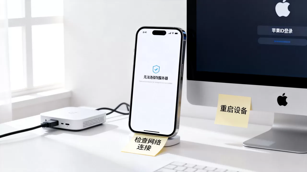 苹果ID服务器连接不上怎么办，原因是什么？