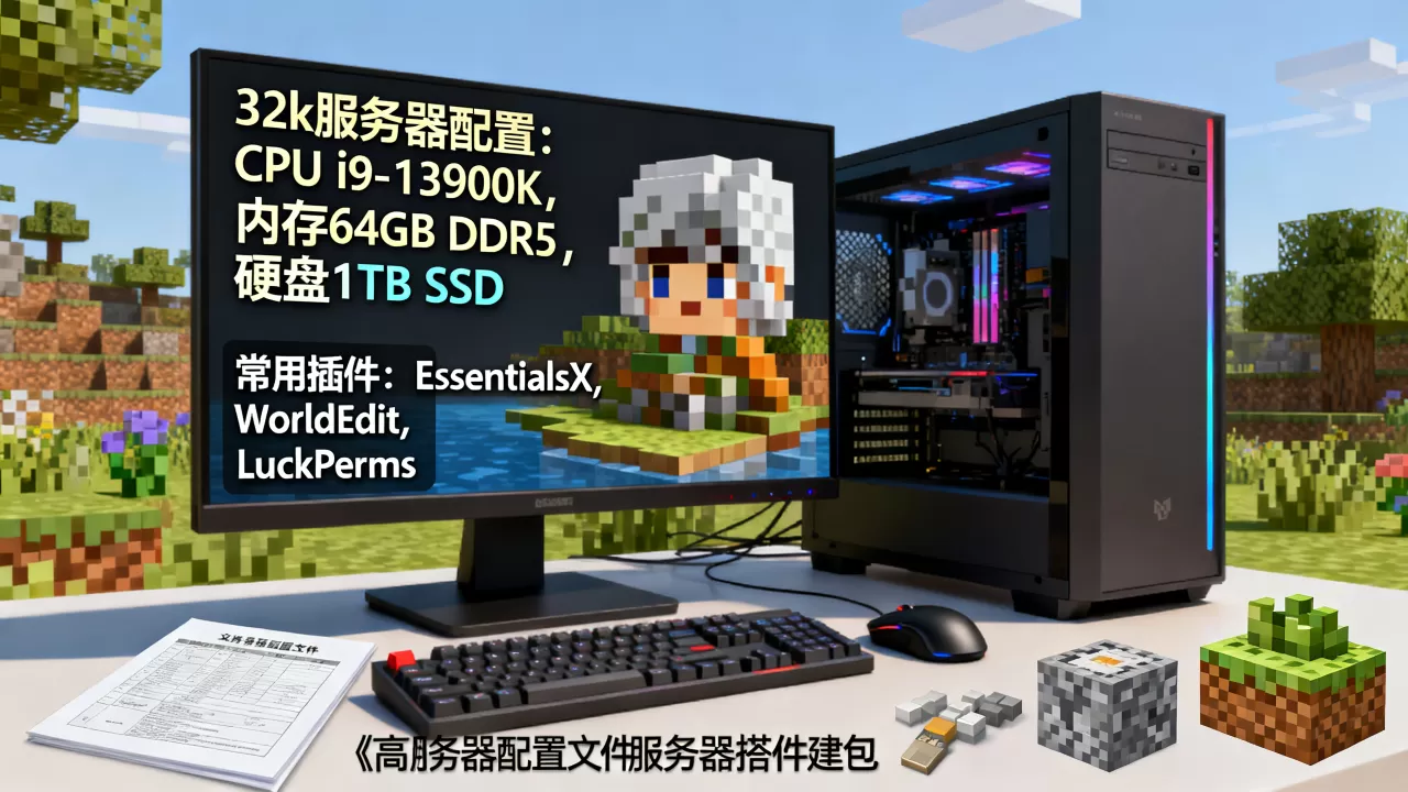 我的世界32k服务器怎么搭建,需要什么配置和插件? 我的世界32k服务器怎么搭建,需要什么配置和插件?