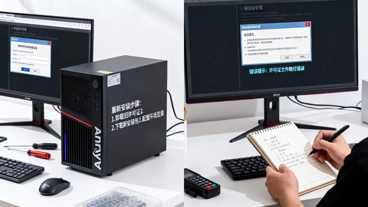 ansys许可证服务器重新安装怎么做,遇到错误怎么办 ansys许可证服务器重新安装怎么做,遇到错误怎么办