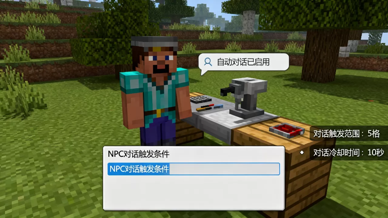 我的世界服务器里的NPC怎么做,怎么让NPC自动对话? 我的世界服务器里的NPC怎么做,怎么让NPC自动对话?