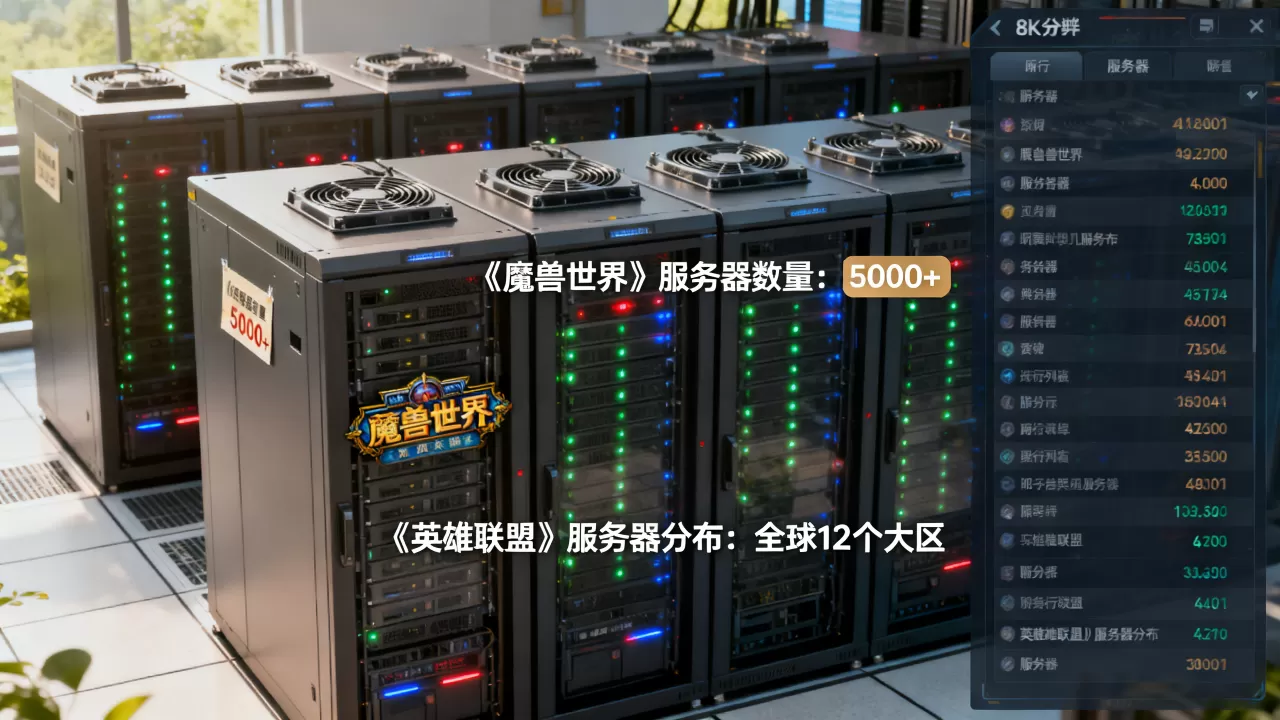 一个游戏有多少服务器,哪款游戏服务器最多? 一个游戏有多少服务器,哪款游戏服务器最多?